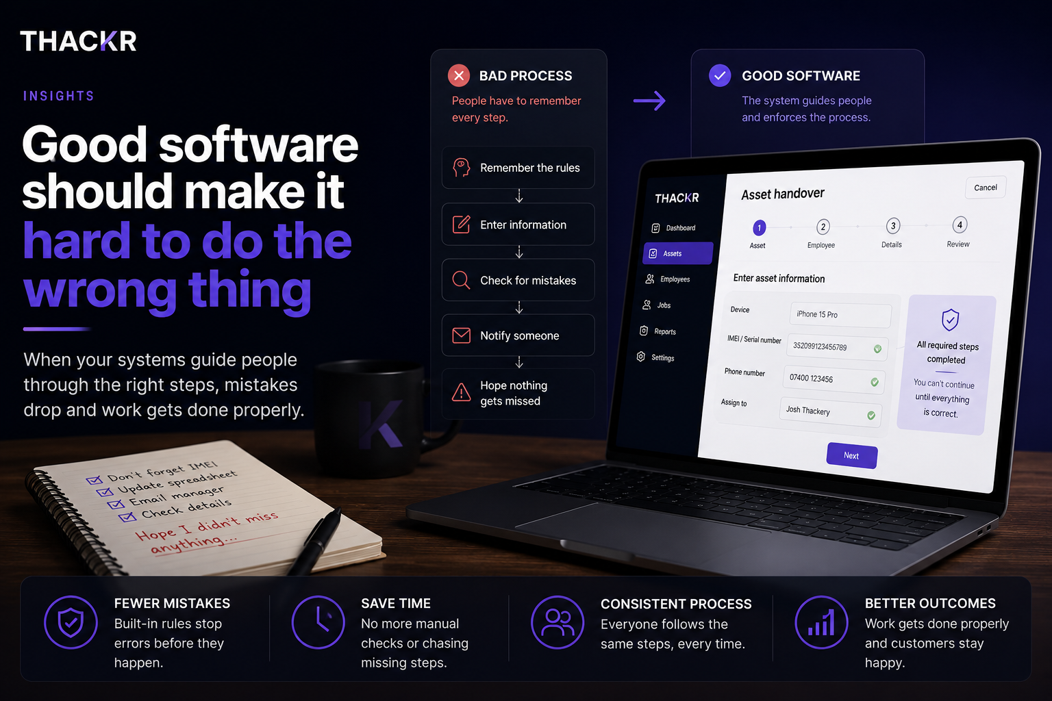 Good Software Should Make It Hard to Do the Wrong Thing